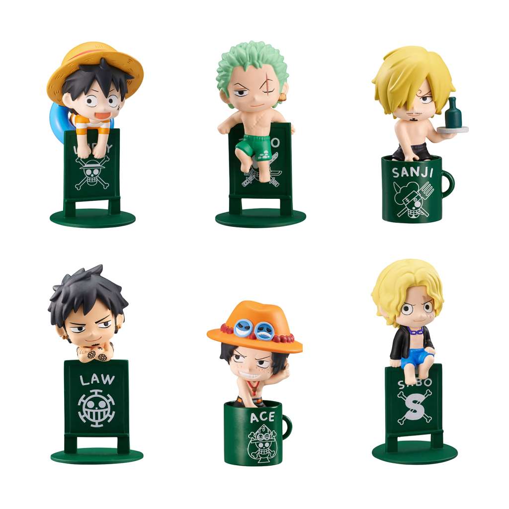 One Piece Ochatomo Series Pirates Vacance Display (8) megahouse