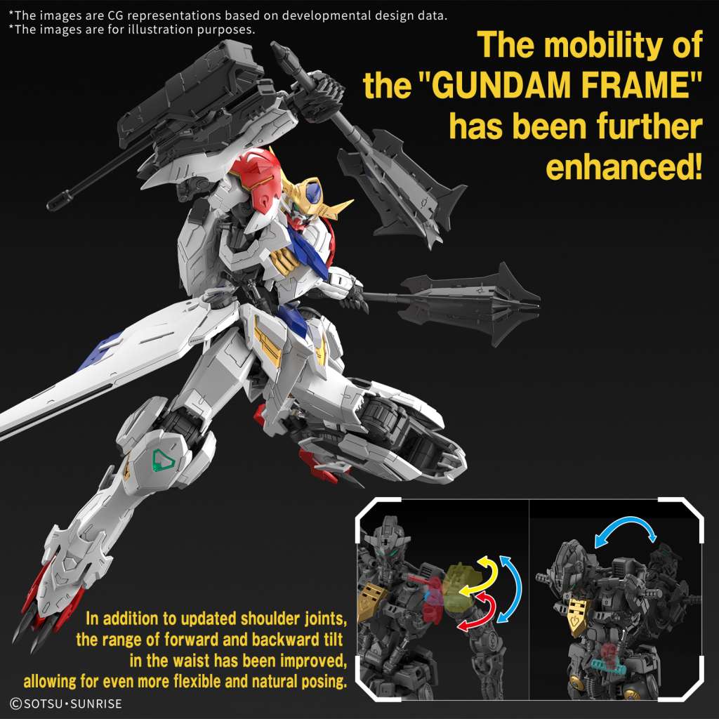 MG Gundam Barbatos Lupus 1/100 bandai model kit gunpla