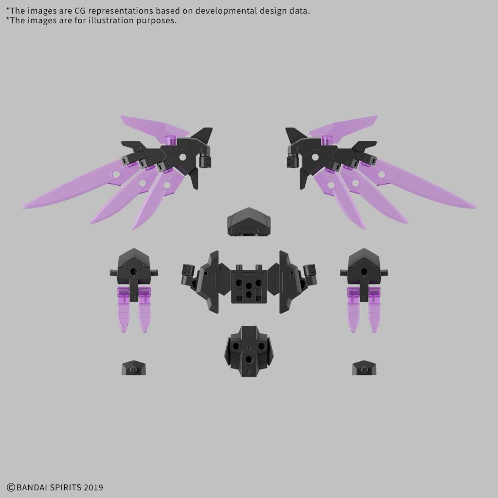 30mm Optionsdelar Set 22 Wing Unit 2 1/144 Robotto