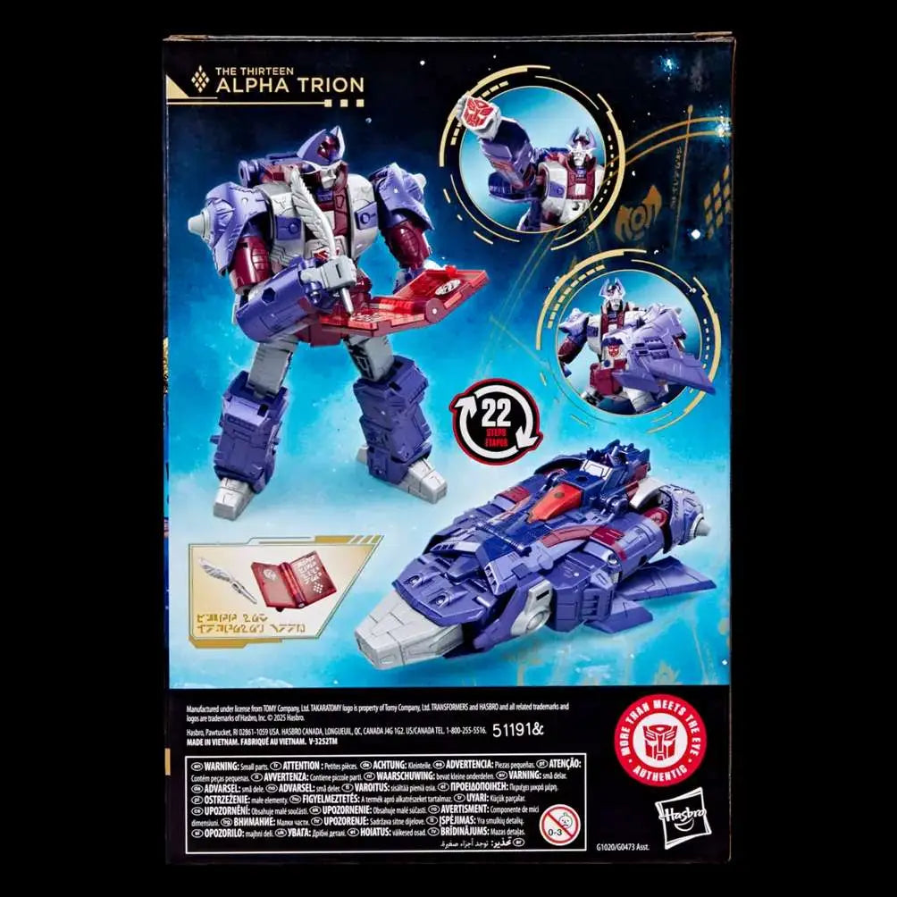 TRANSFORMERS GENERATION AGE OF THE PRIMES ALPHA TRION Actionfigur