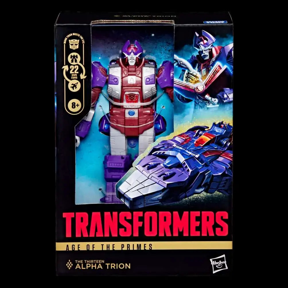 TRANSFORMERS GENERATION AGE OF THE PRIMES ALPHA TRION Actionfigur