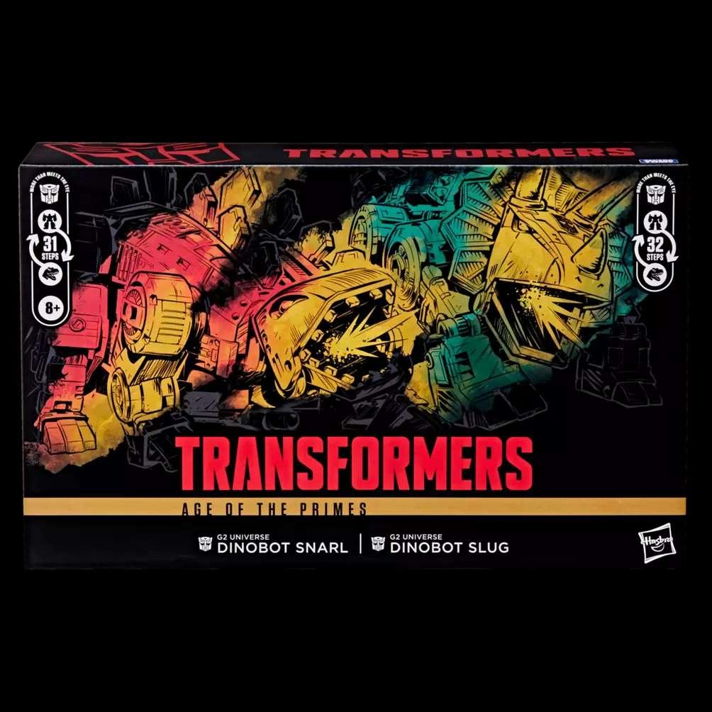 Transformers Generation Age of the Primes Dinobot Slug och Snarl Actionfigurer - Robotto