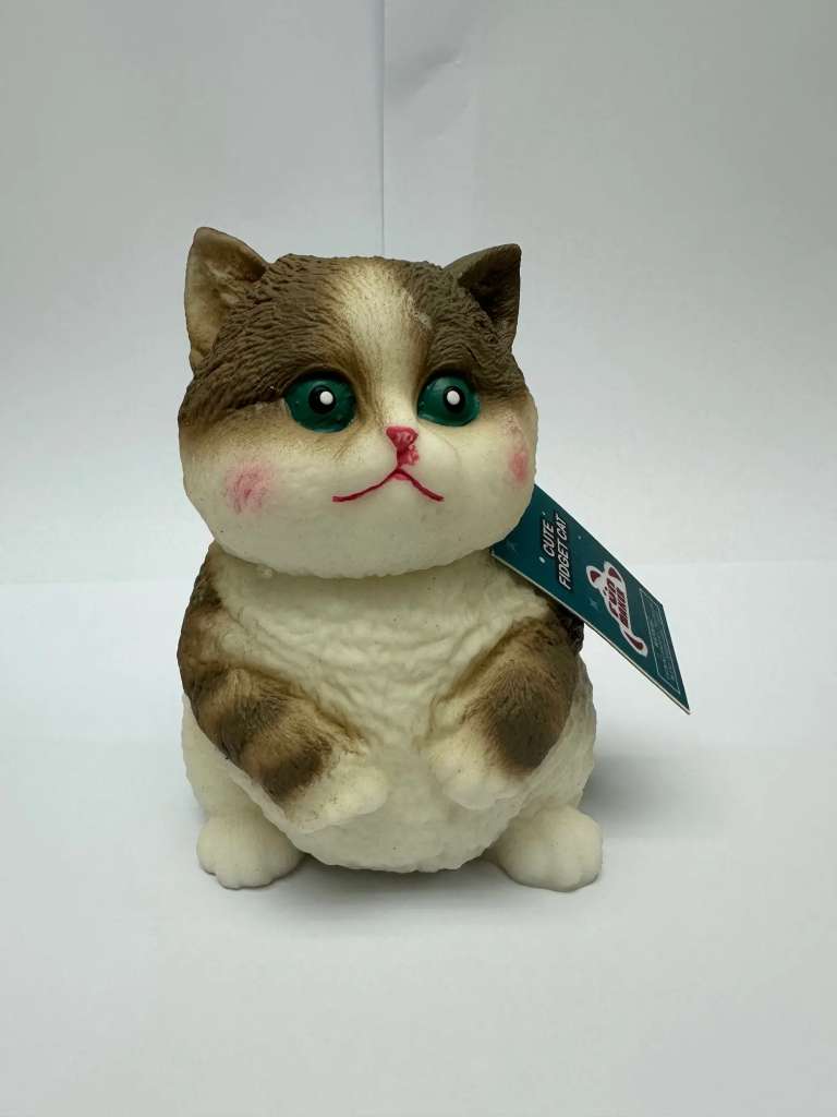 Falsk katt mörkbrun squishy fun maker