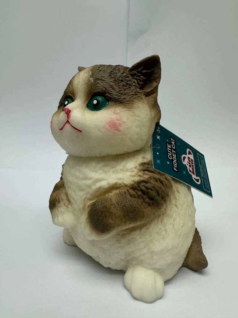 Falsk katt mörkbrun squishy fun maker