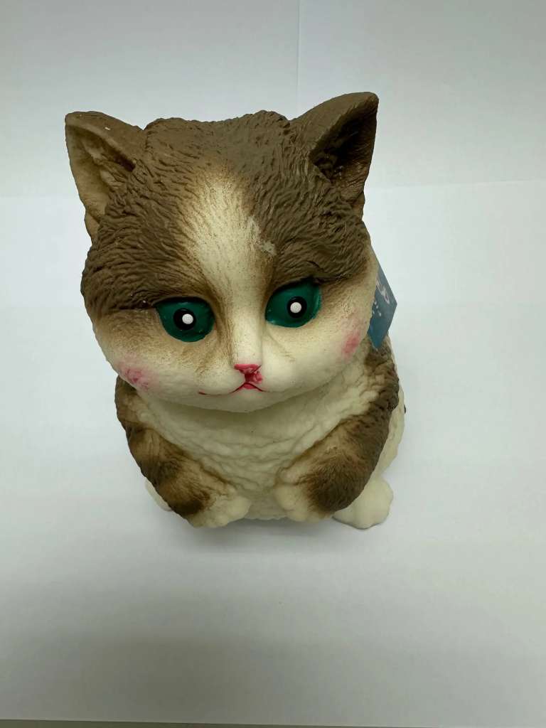 Falsk katt mörkbrun squishy fun maker