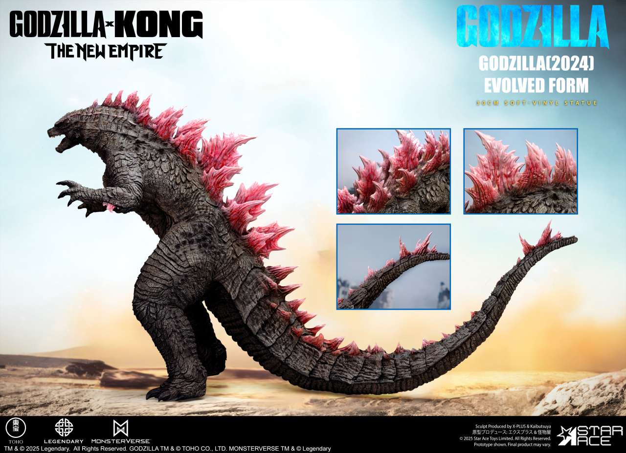 Godzilla (2024) Evolverad Form Reg Staty star ace