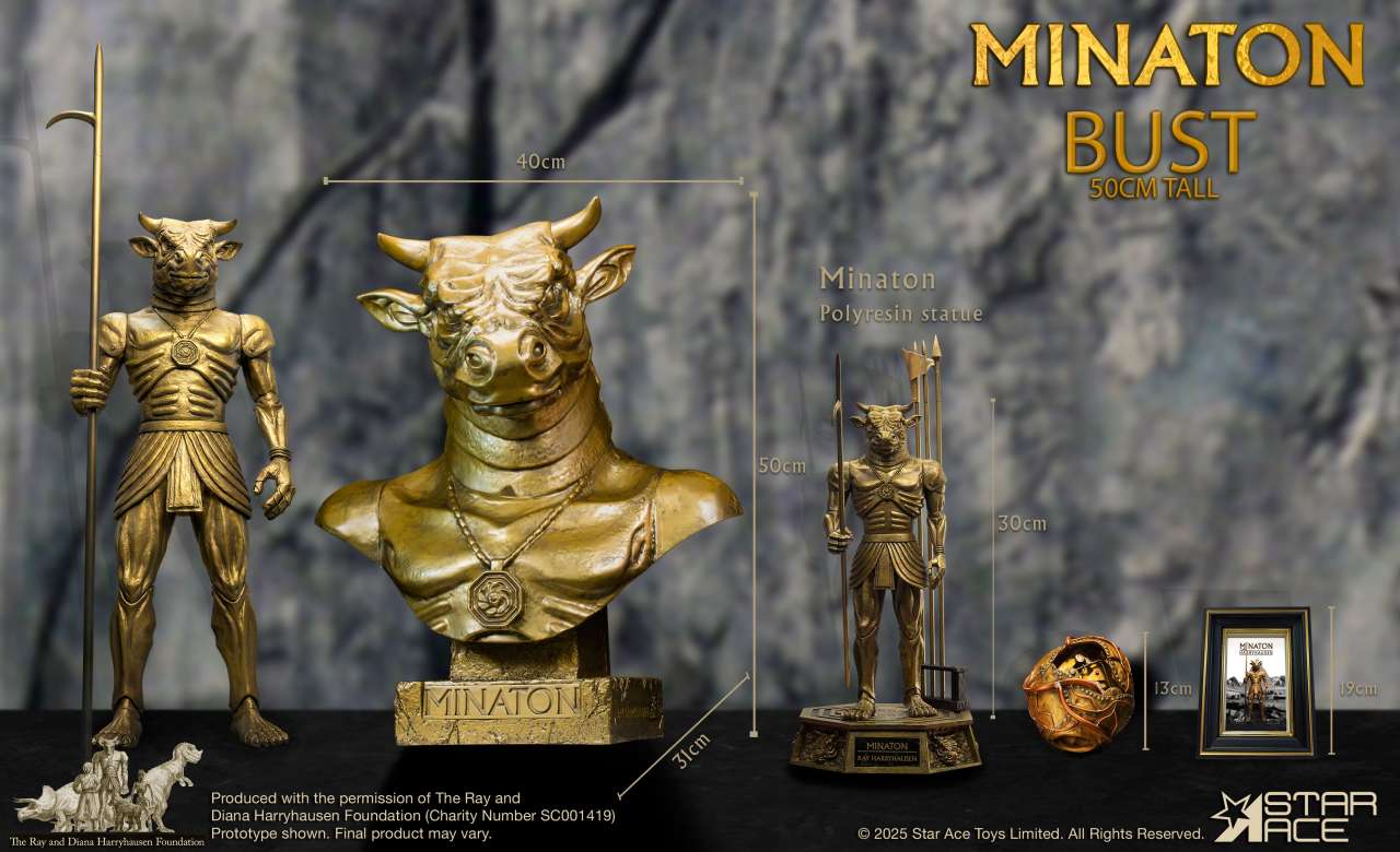 Ray Harryhausen Minaton Bust - En Mästerlig Skapelse star ace