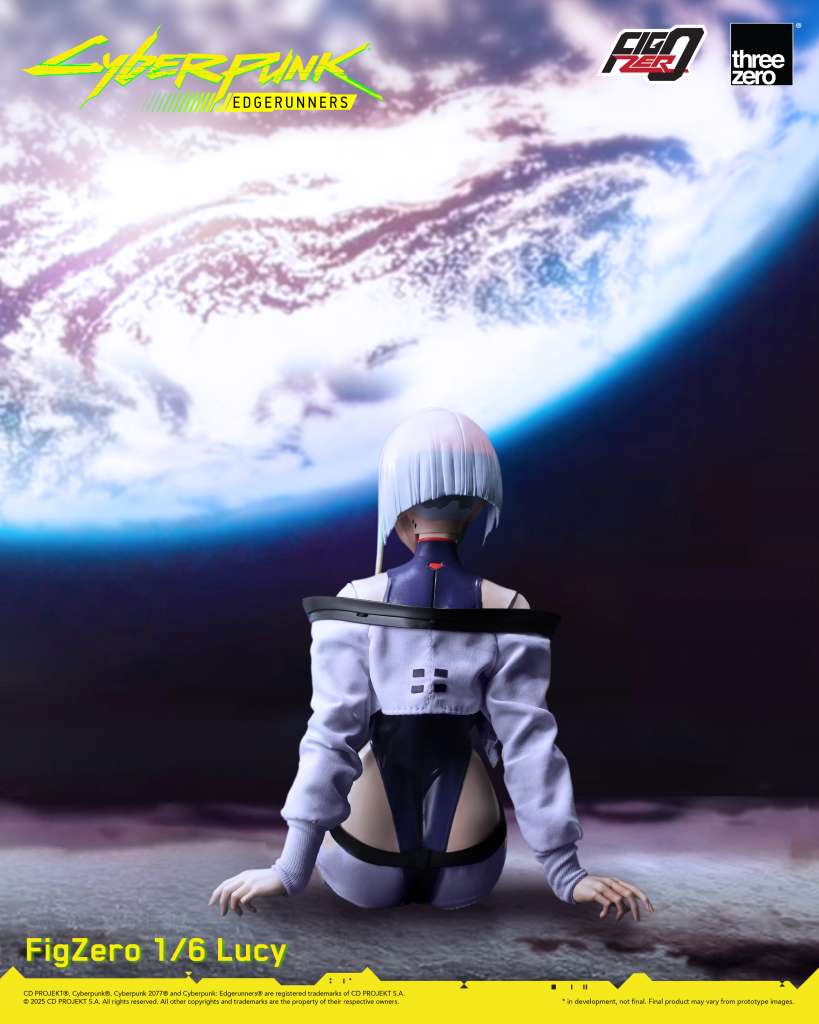 Cyberpunk Edgerunners Lucy 1/6 AF - Detaljerad Samlarfigur threea toys/threezero
