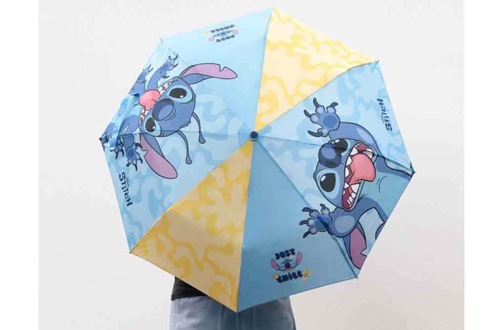 Disney Stitch Fällbar Umbrella - Perfekt för alla väder Robotto
