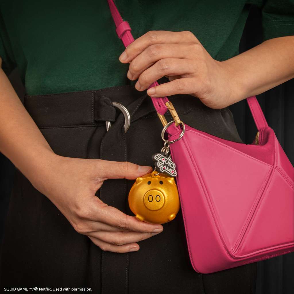 Squid Game Piggy Bank Squishy Nyckelring cinereplicas