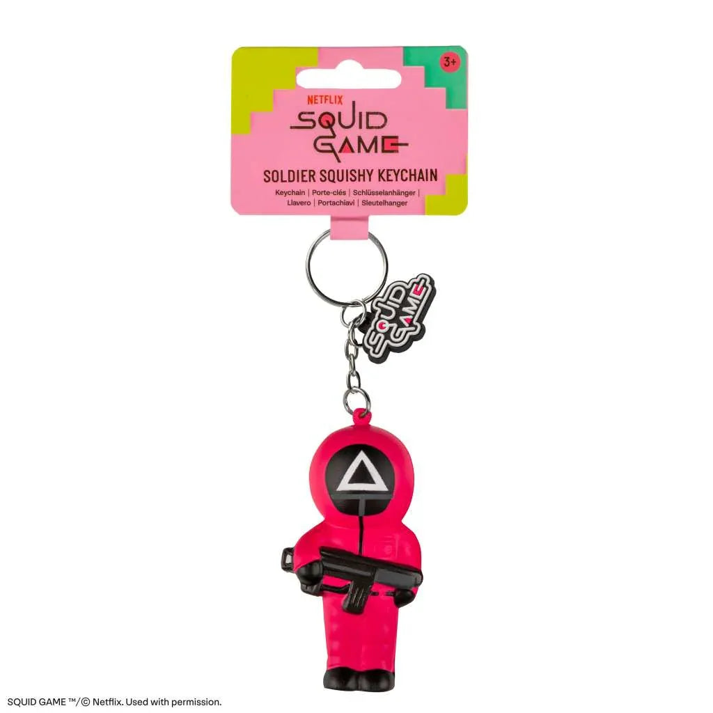 Squid Game Soldier Squishy Nyckelring - Robotto