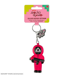 Squid Game Soldier Squishy Nyckelring - Robotto