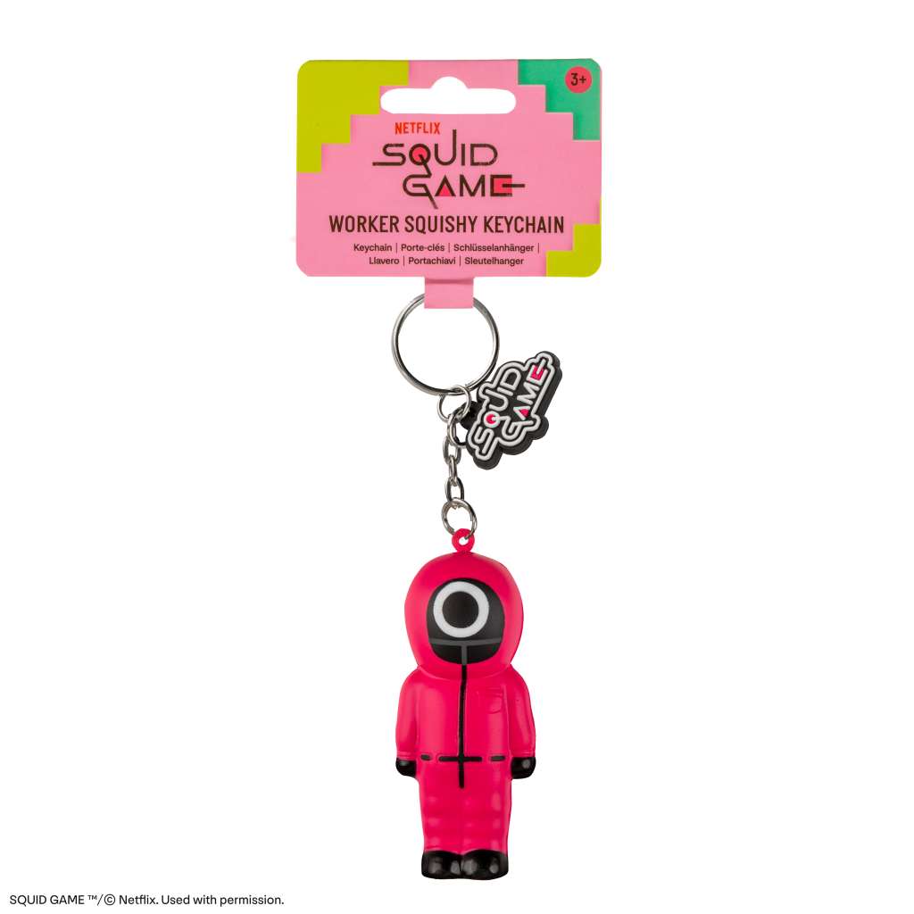 Squid Game Worker Squishy Nyckelring cinereplicas