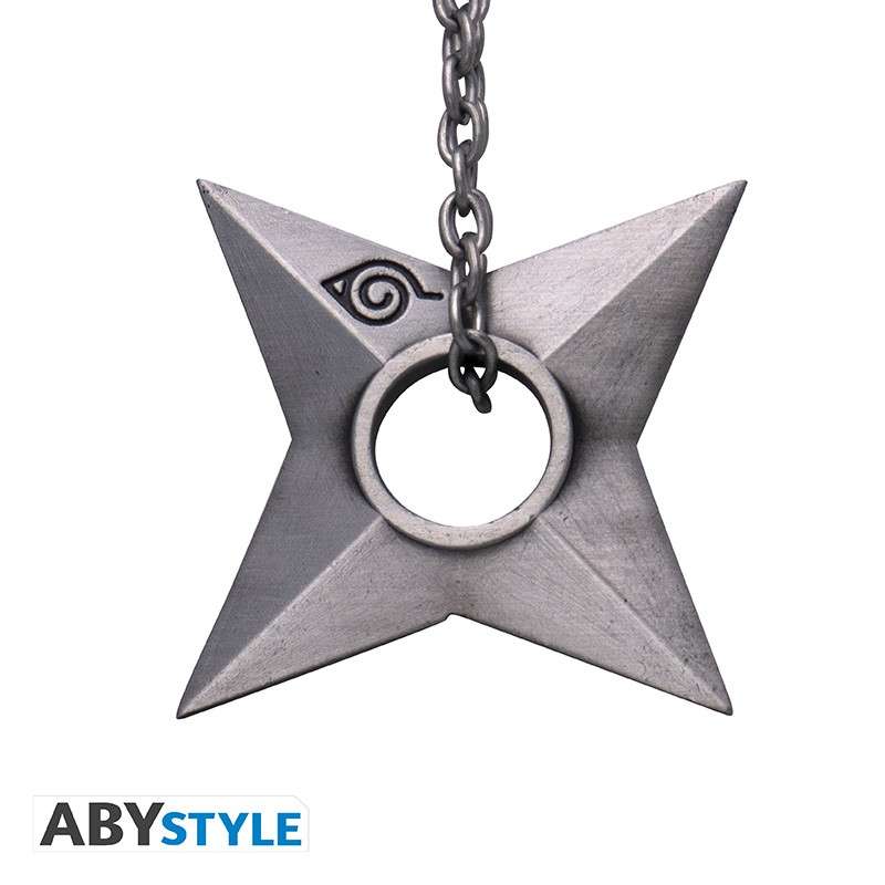 Naruto Shippuden Shuriken Konoha 3D Nyckelring abystyle studio