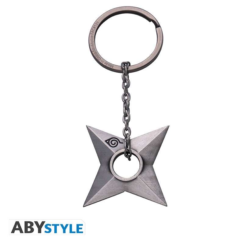 Naruto Shippuden Shuriken Konoha 3D Nyckelring abystyle studio