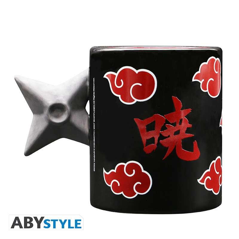 Naruto Shippuden Shuriken Akatsuki 3D Mug - Robotto