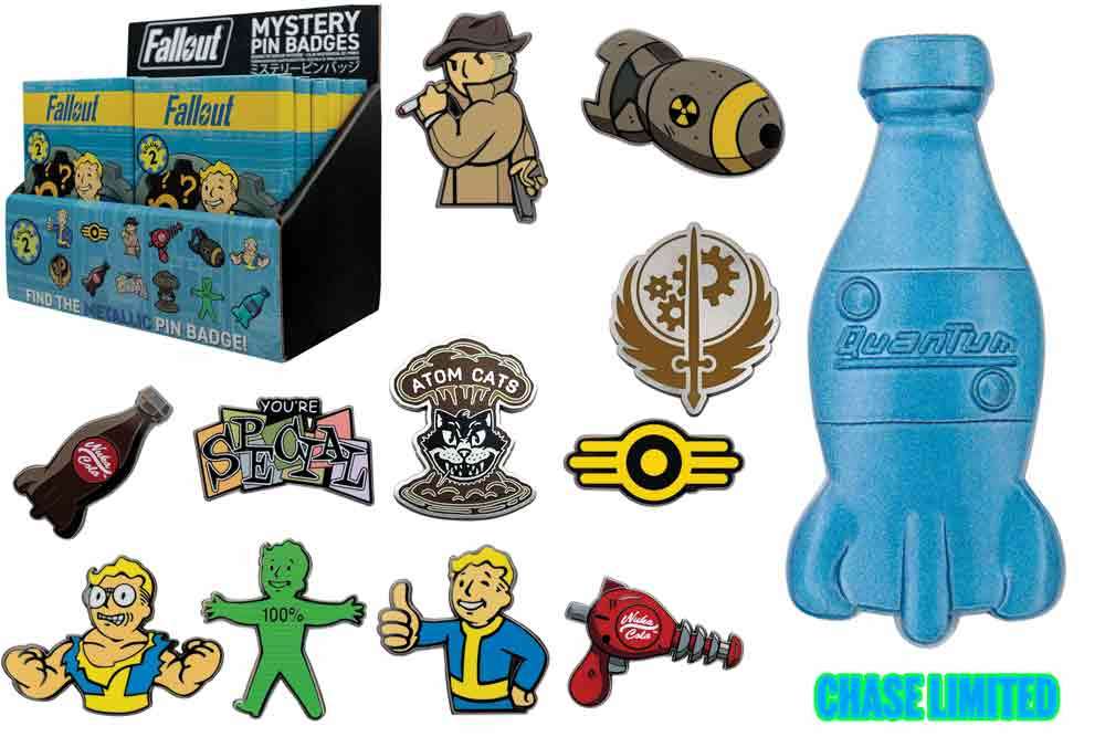 Fallout Mystery Pin Badge Series 2 CDU (12) fanattik