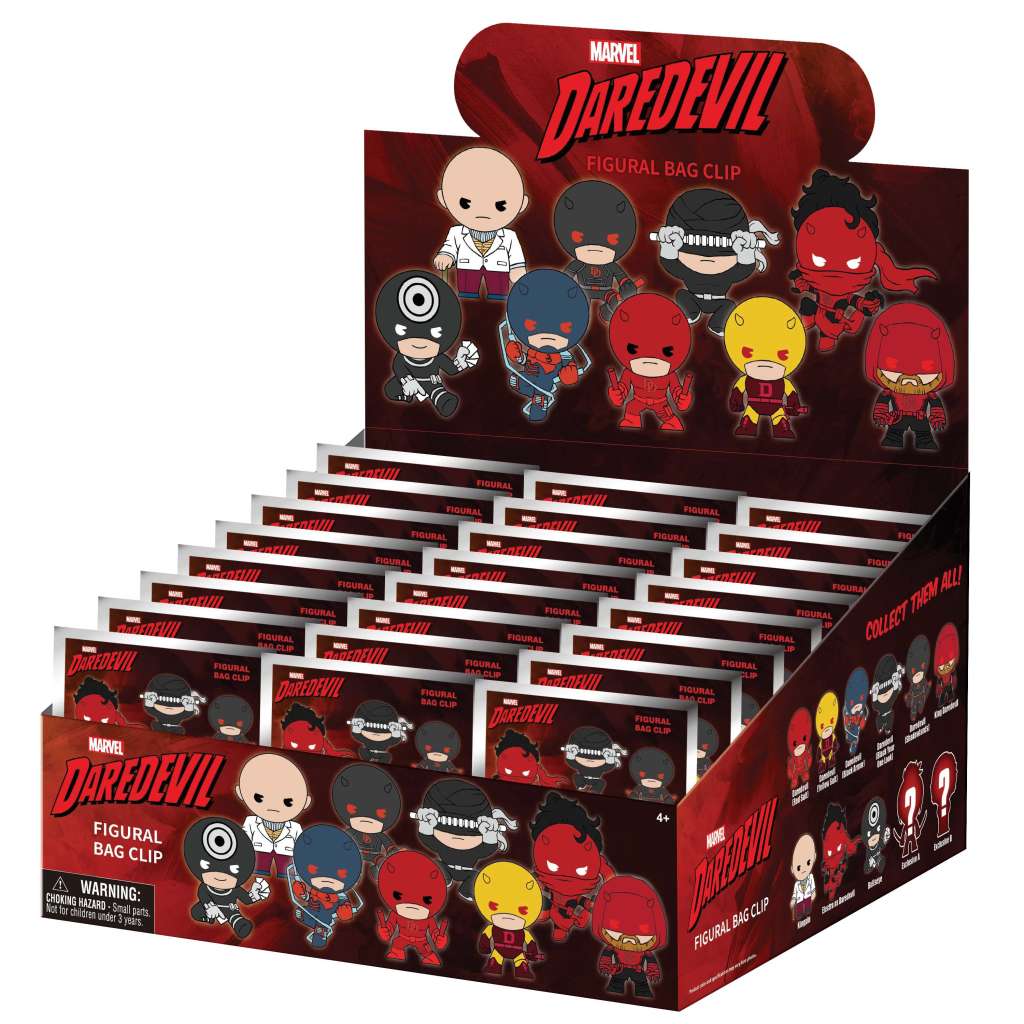 Daredevil Classic Bag Clip Blind Box Display (24) monogram