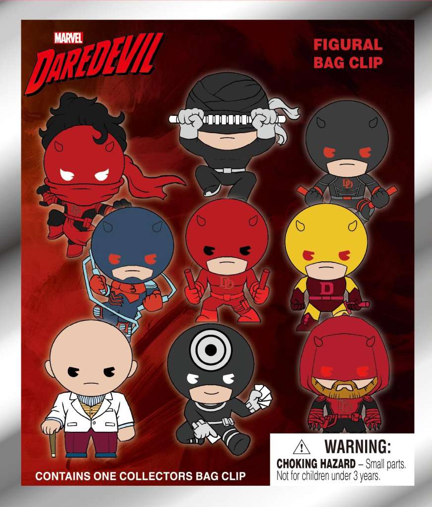 Daredevil Classic Bag Clip Blind Box Display (24) monogram
