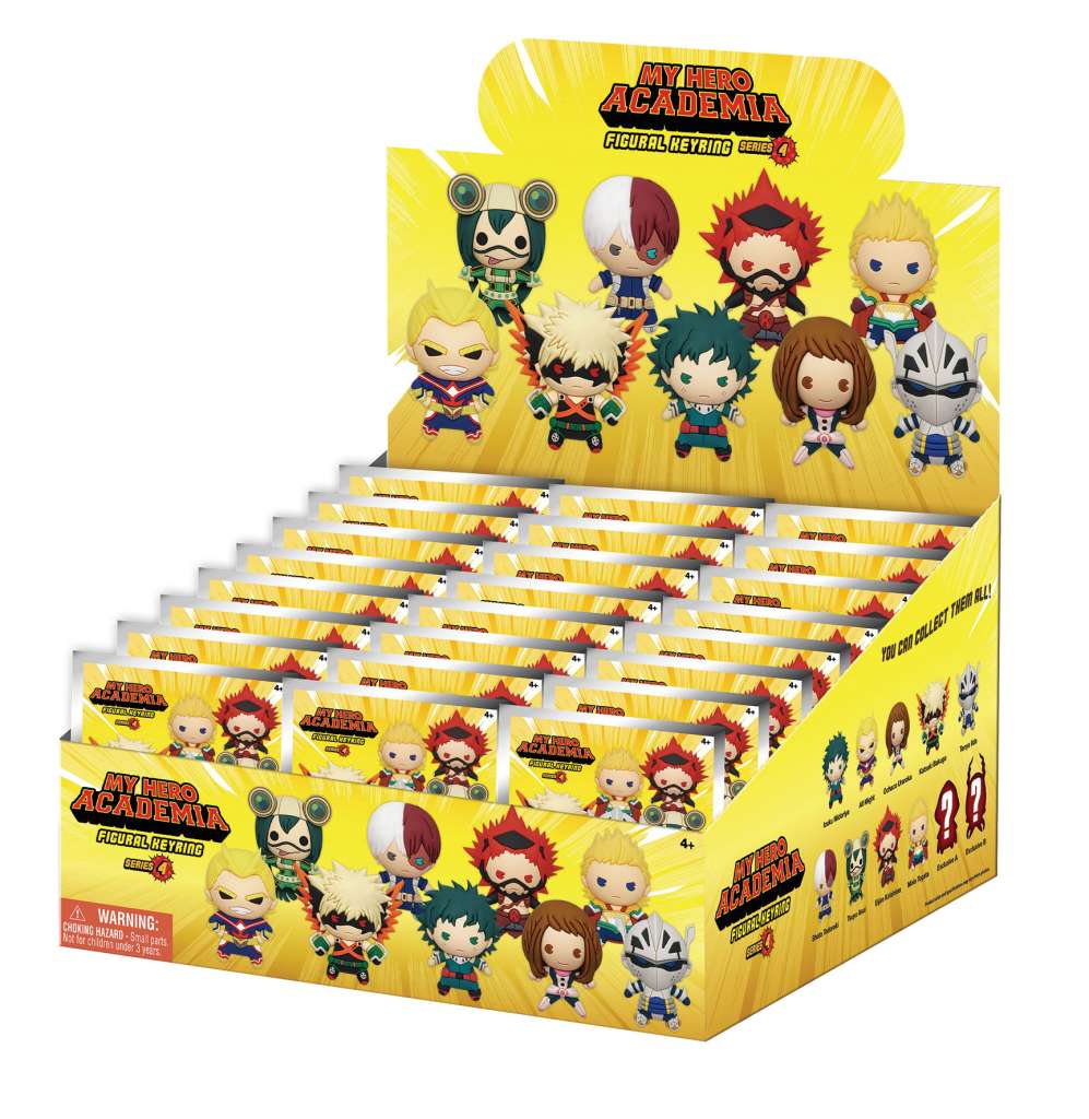 My Hero Academia S.4 Bag Clip Blind Box Display (24) monogram