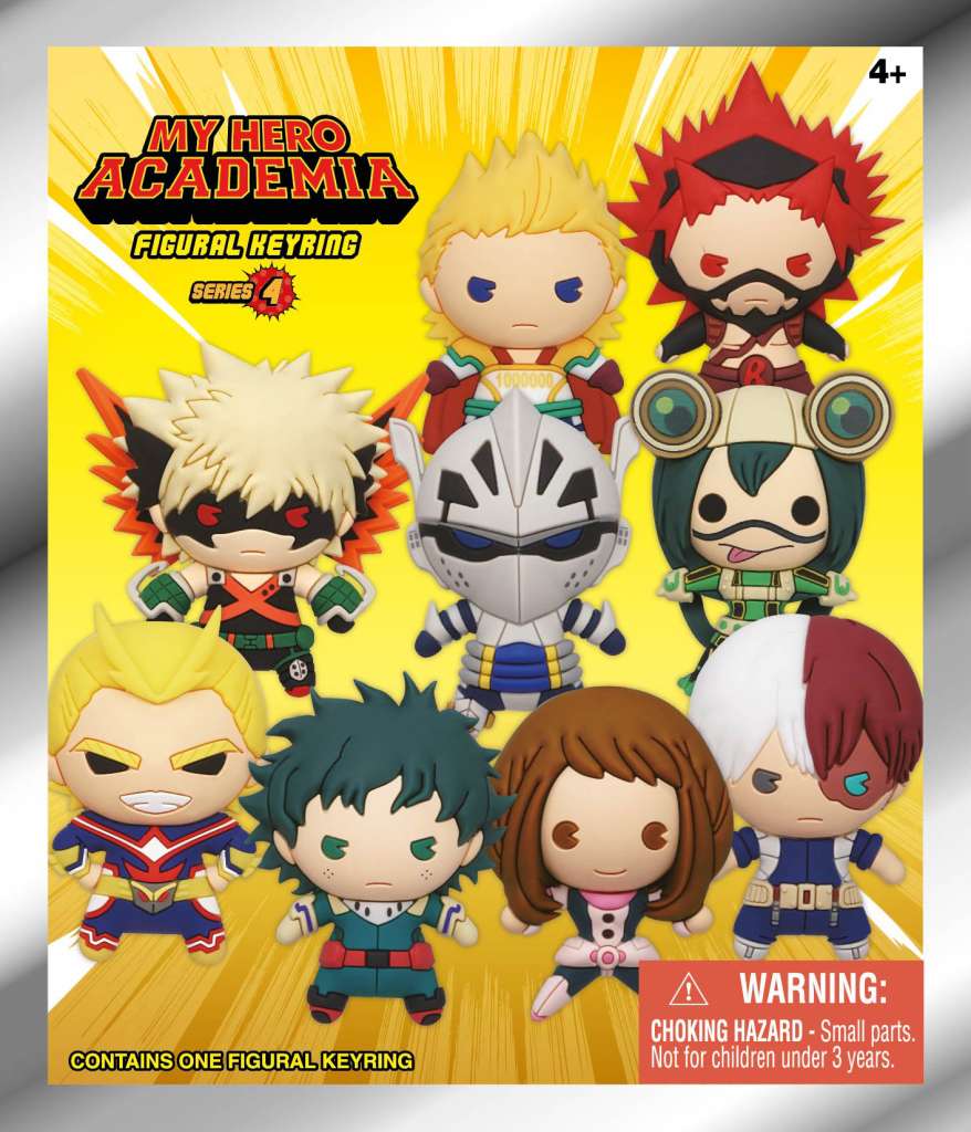 My Hero Academia S.4 Bag Clip Blind Box Display (24) monogram