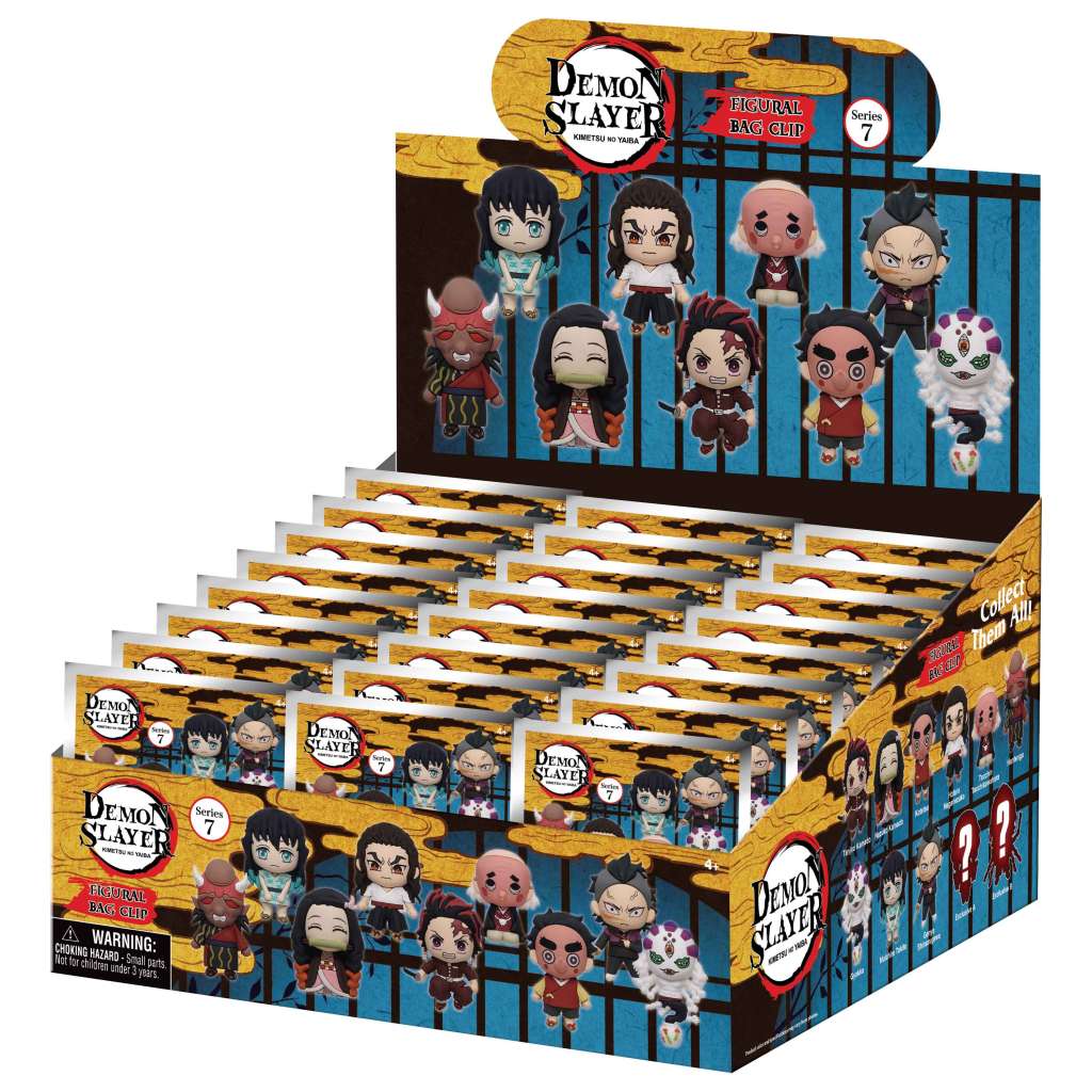 Demon Slayer Säsong 3 S.7 Väskklipp Blind Box Display (24) monogram