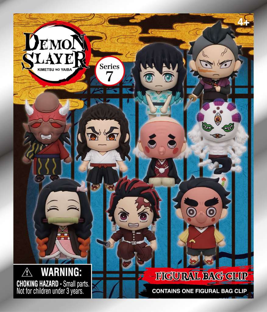 Demon Slayer Säsong 3 S.7 Väskklipp Blind Box Display (24) monogram