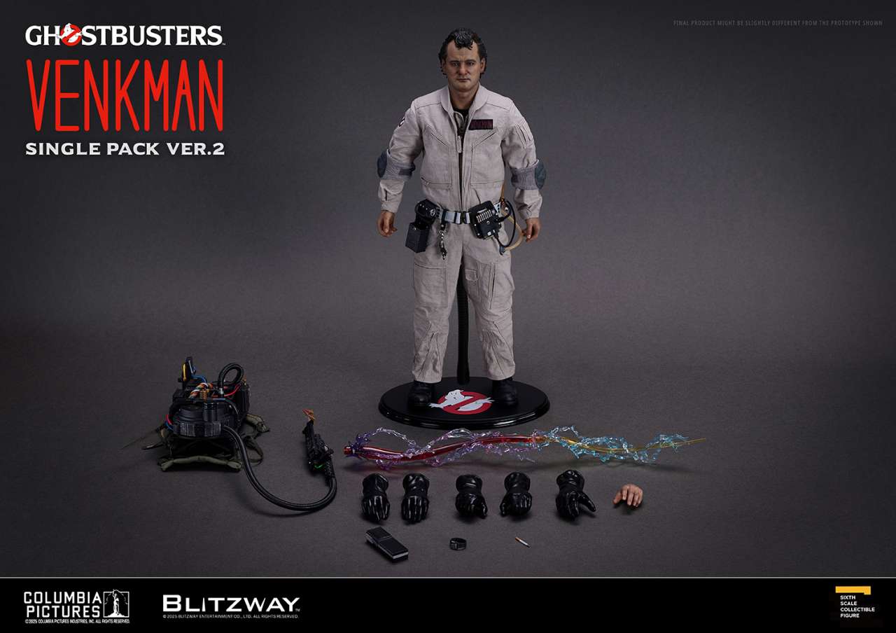 Ghostbusters Dr. Peter Venkman Ver. 2 1/6 Action Figure blitzway