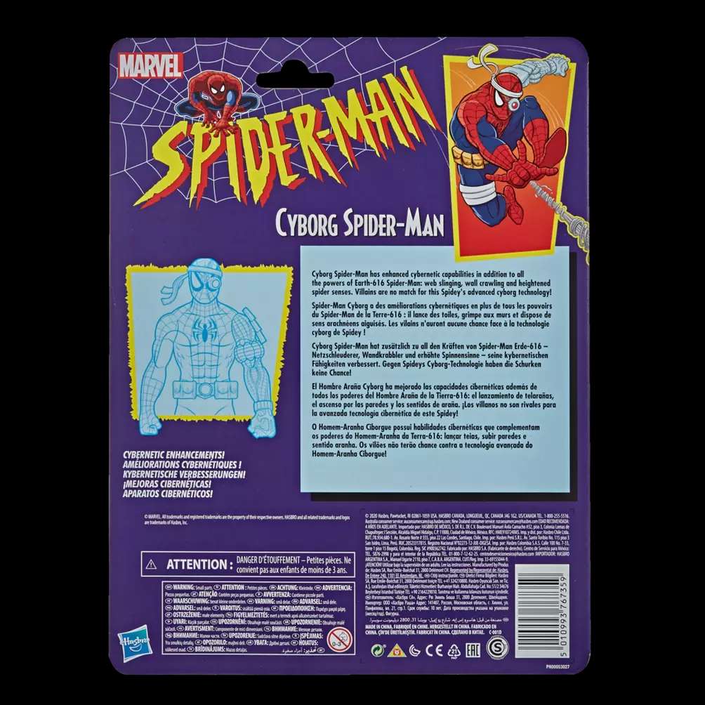 Marvel Legends Vintage Spider-Man Cyborg Spider-Man Action Figur hasbro