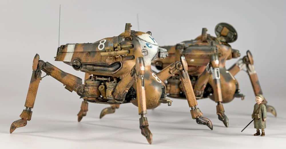 Maschinen Krieger Gladiator G1/G2 & Smile Eddie Artpla Modellkit kaiyodo