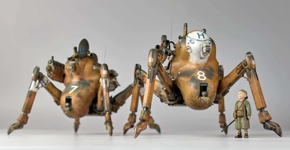 Maschinen Krieger Gladiator G1/G2 & Smile Eddie Artpla Modellkit kaiyodo