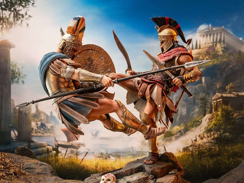 Assassin's Creed Spartan Kick Alexios 1/6 Diorama pure arts