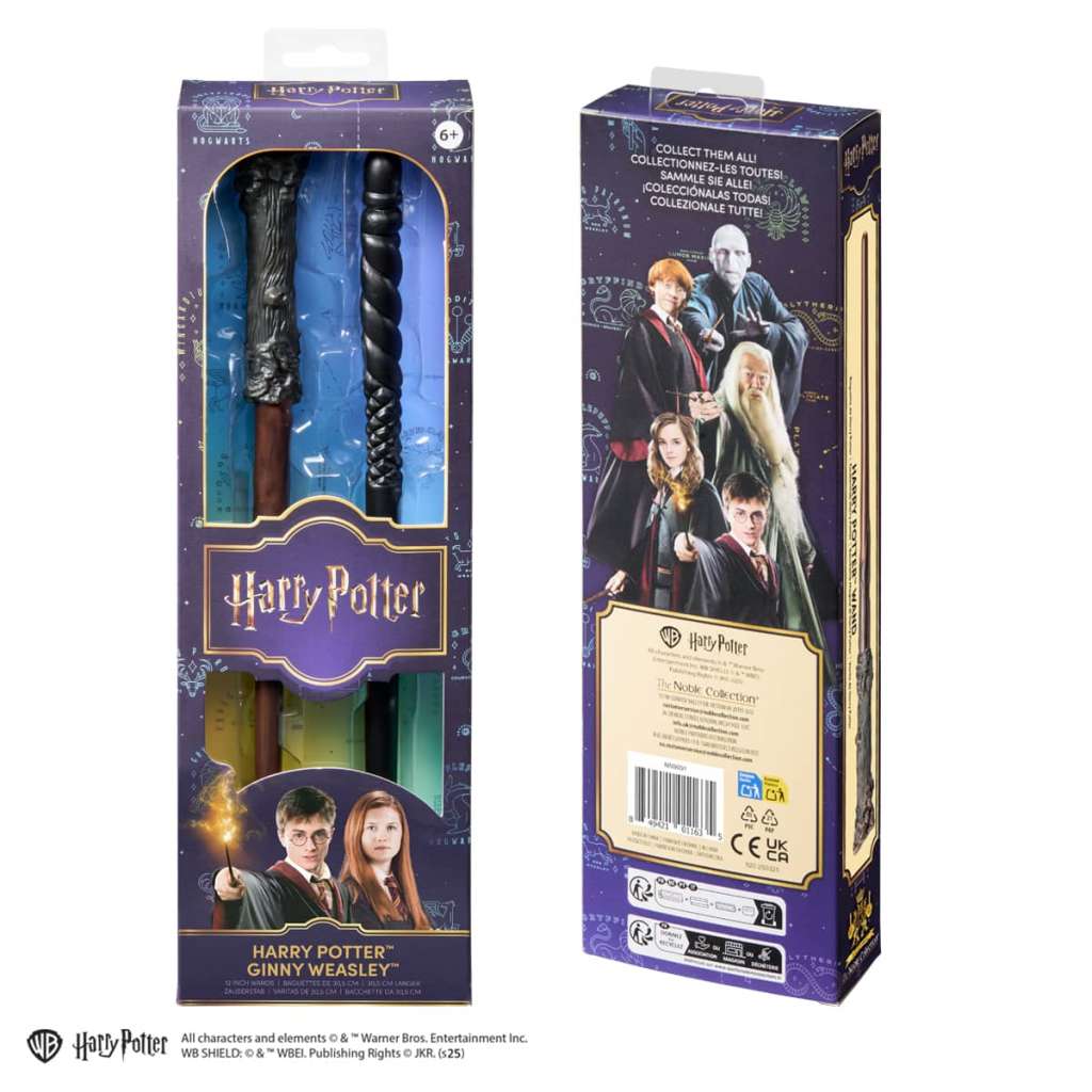 Harry Potter och Ginny Weasley Rollspel PVC 2-pack Wands noble collections