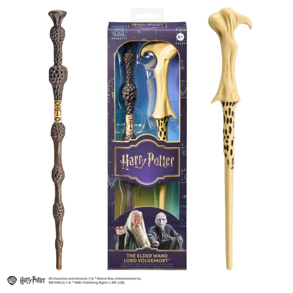 Harry Potter Elder Wand och Lord Voldemort Rollspels PVC 2-pack noble collections