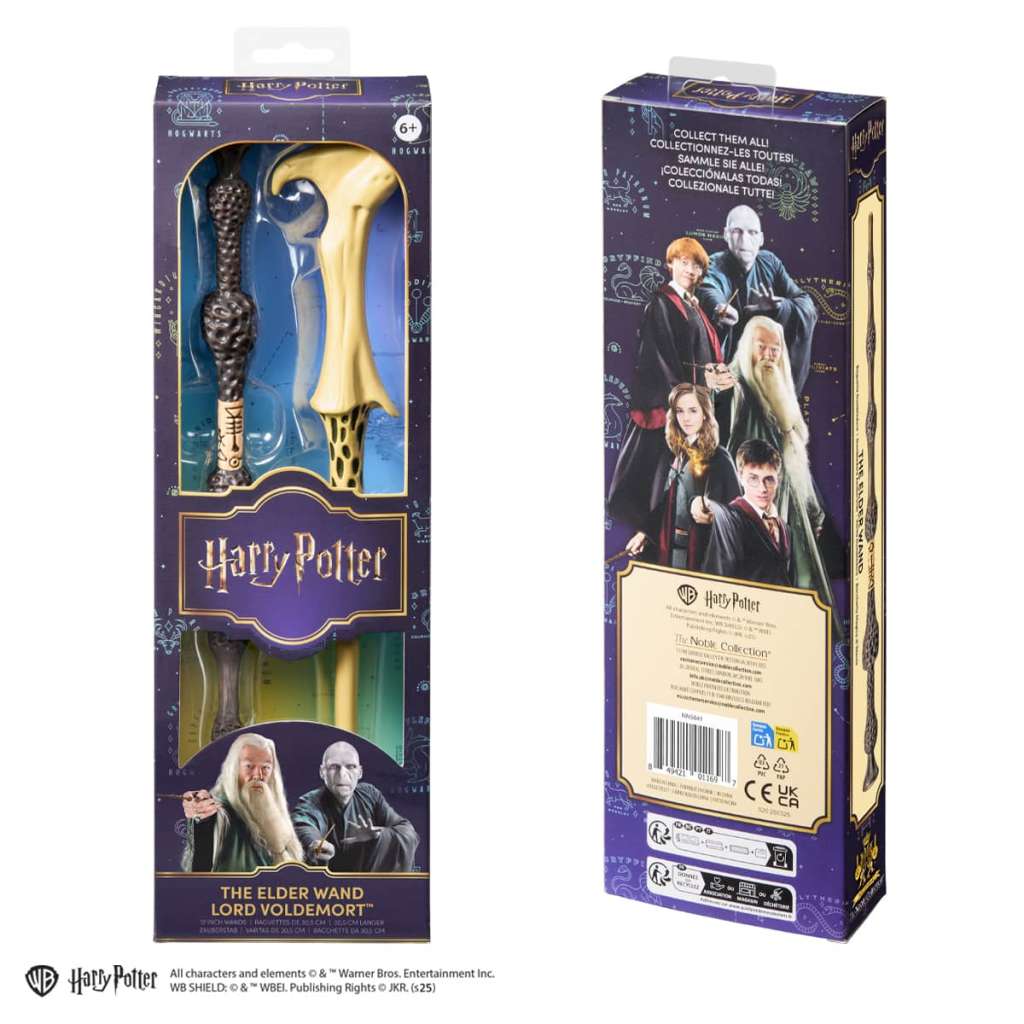 Harry Potter Elder Wand och Lord Voldemort Rollspels PVC 2-pack noble collections