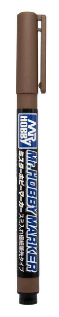 Gundam Marker CM-103 Super Fine Tip Brush Pen Brown - Robotto
