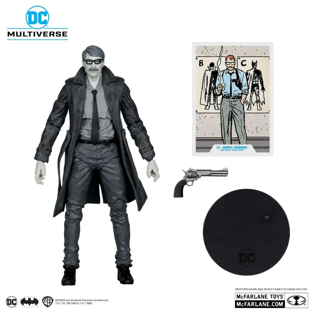 DC Multiverse Batman Year One Pt4 Gold Label Platinum Commissioner Gordon AF - Robotto