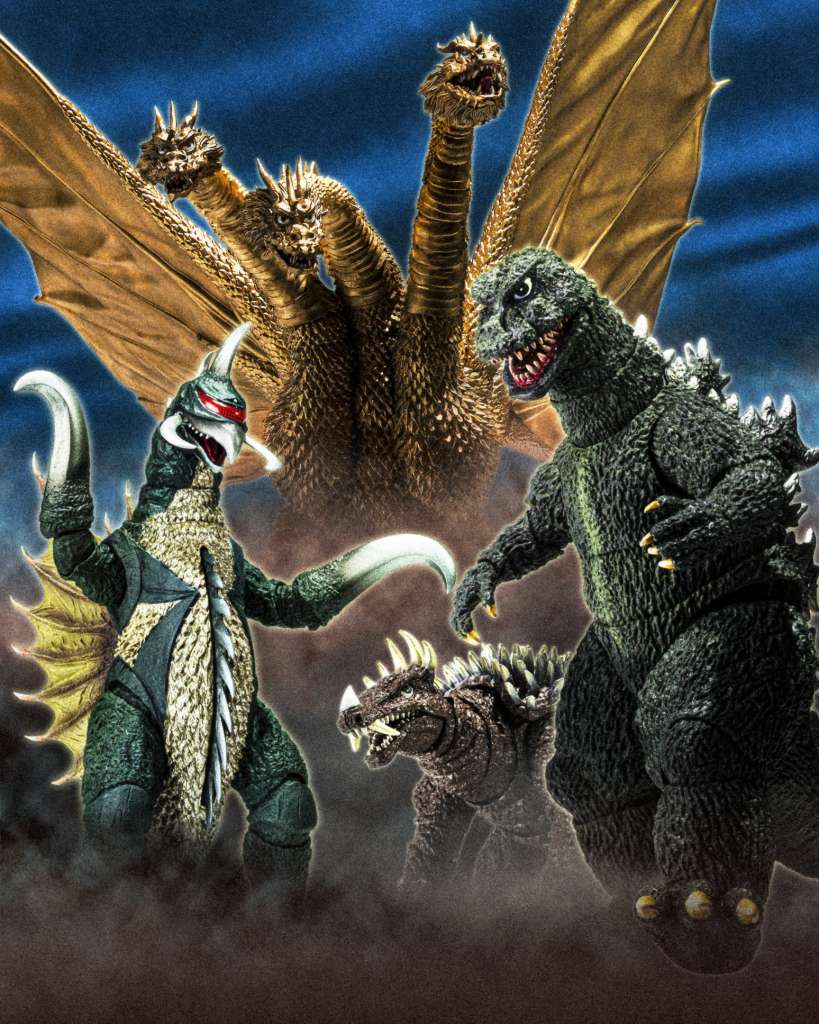 Godzilla King Ghidorah 1972 S.H. MonsterArts - Samlarfigur bandai