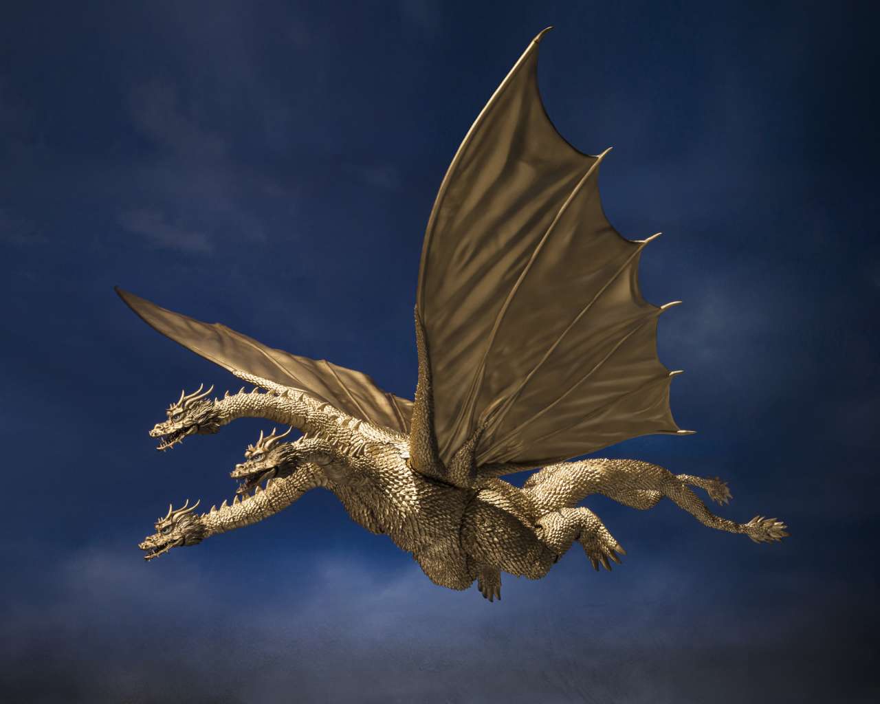Godzilla King Ghidorah 1972 S.H. MonsterArts - Samlarfigur bandai
