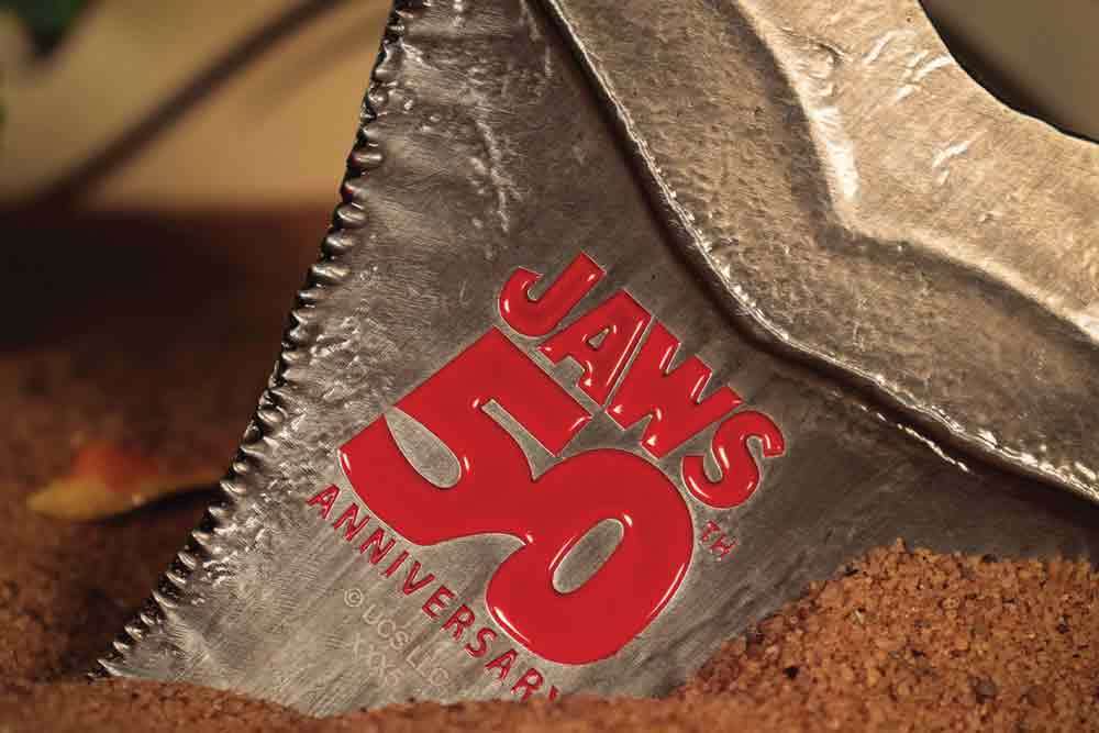 Jaws 50-årsjubileum hajtand-medaillon fanattik