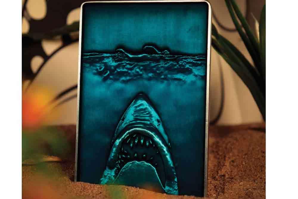 Jaws 50-årsjubileum filmplakat ingot - Robotto