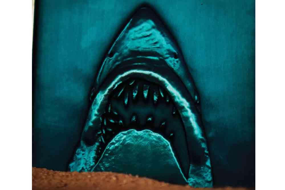 Jaws 50-årsjubileum filmplakat ingot - Robotto