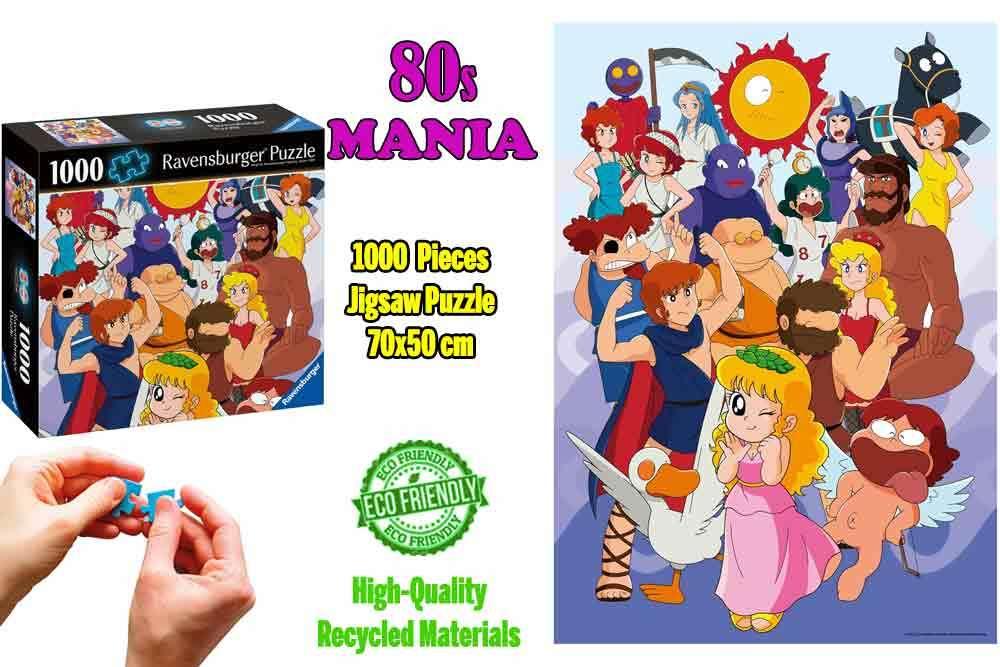 Pollon 80s Mania 1000-Bitar Pussel - Robotto