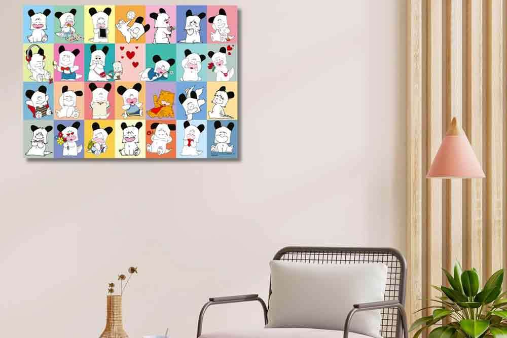 Hej spank 80-tals mania 1000 bitars pussel