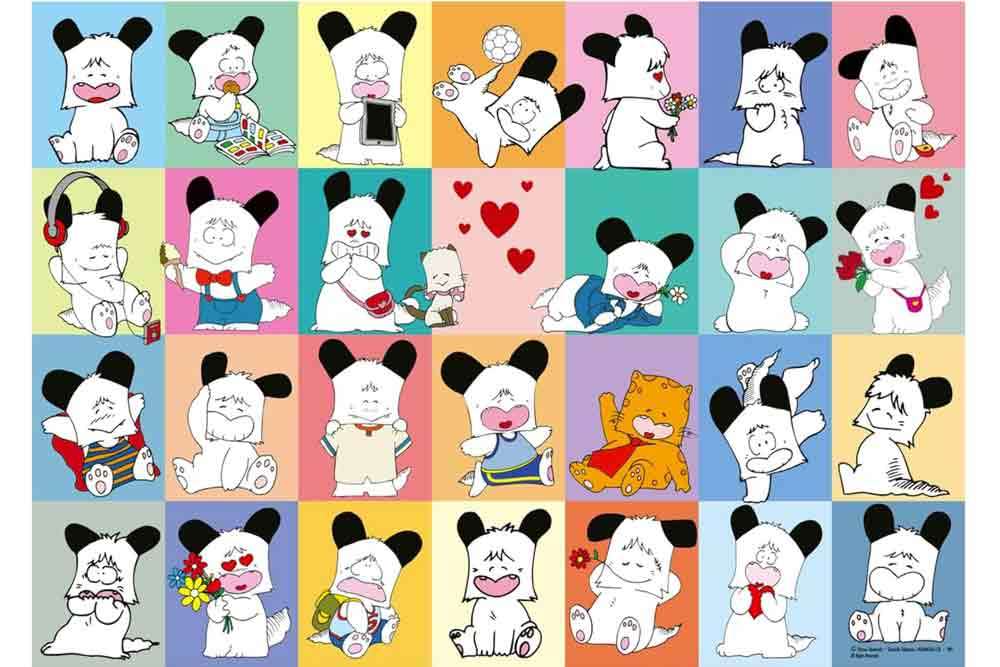 Hej spank 80-tals mania 1000 bitars pussel