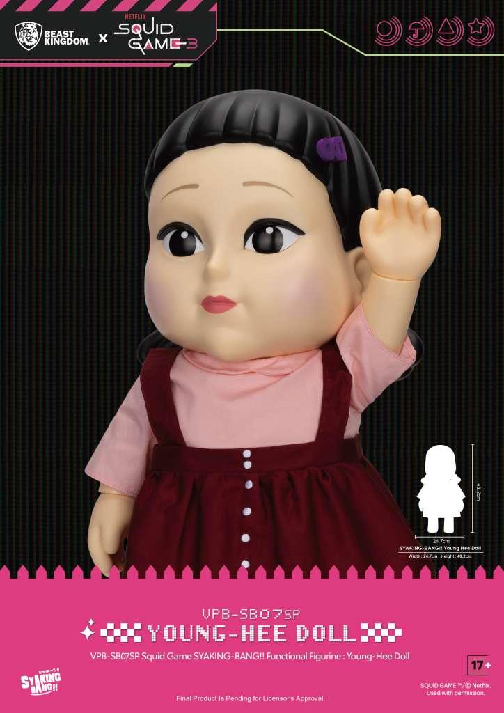 Squid Game Netflix S3 Young-hee Docka - Funktionell Figur - Robotto