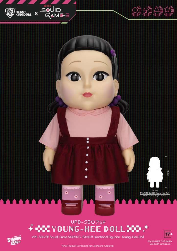 Squid Game Netflix S3 Young-hee Docka - Funktionell Figur - Robotto