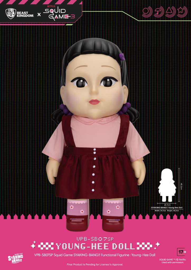Squid Game Netflix S3 Young-hee Docka - Funktionell Figur beast kingdom