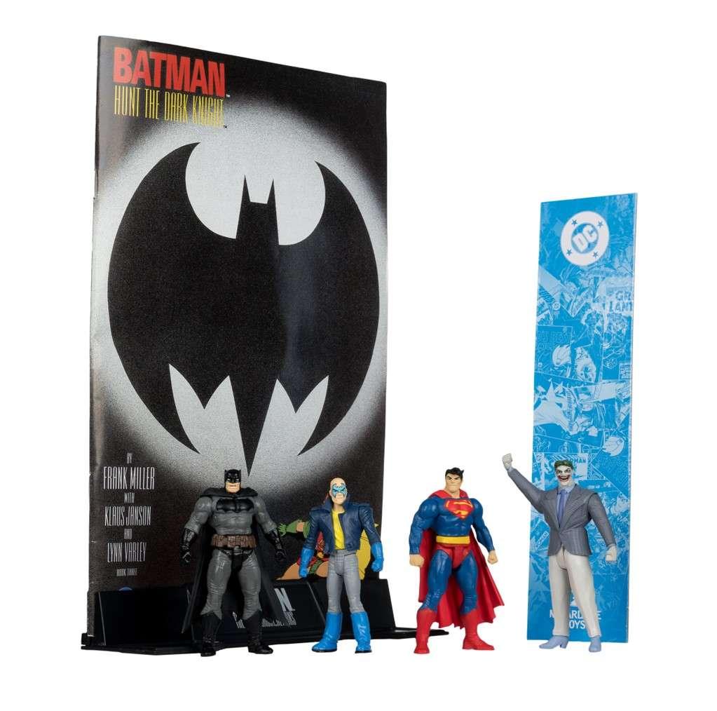 DC Direct Dark Knight Returns 3-tums Figur 4-pack - Robotto