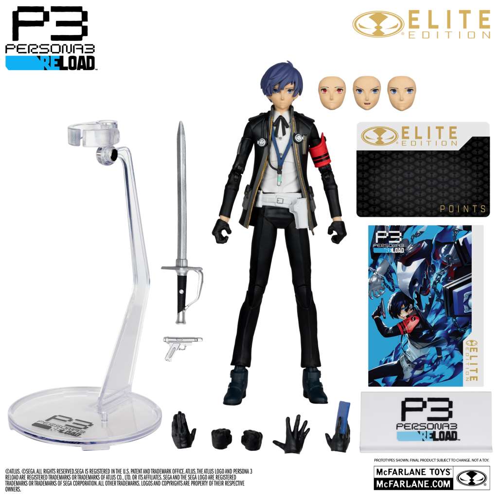 Persona 3 Protagonist Elite Edition Action Figure mcfarlane toys 2025